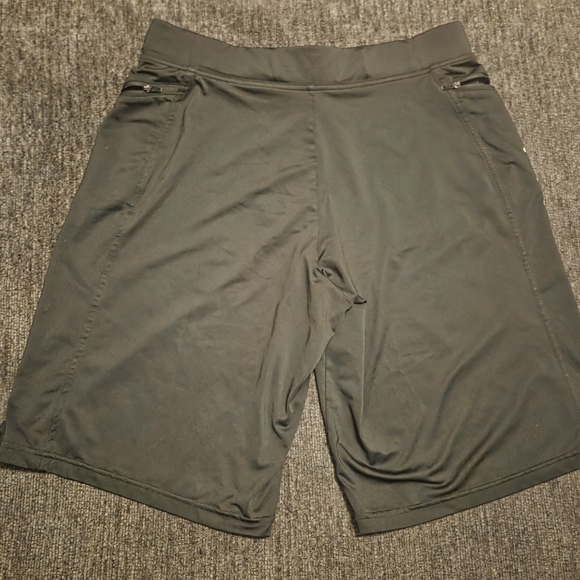 Hylete Men's Athletic Shorts Black with Neon Green Logo. Size M - Picture 5 of 10